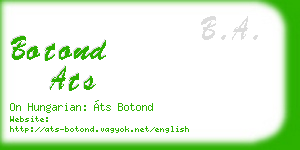 botond ats business card